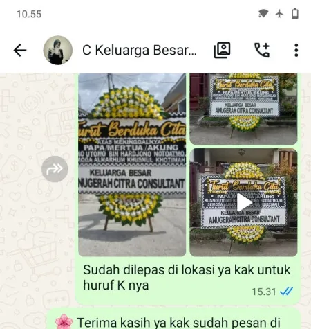 Pengiriman Papan Bunga Duka Lubangkidul Butuh