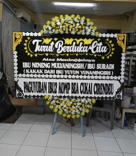Papan Bunga Duka Lubangkidul Butuh